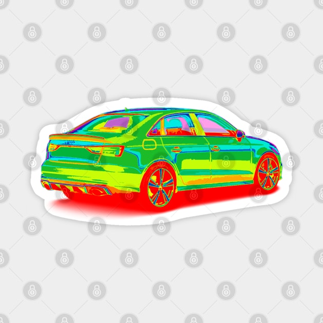 S3 A3 RS3 Prisma Color 8V Sticker by CharlieCreator